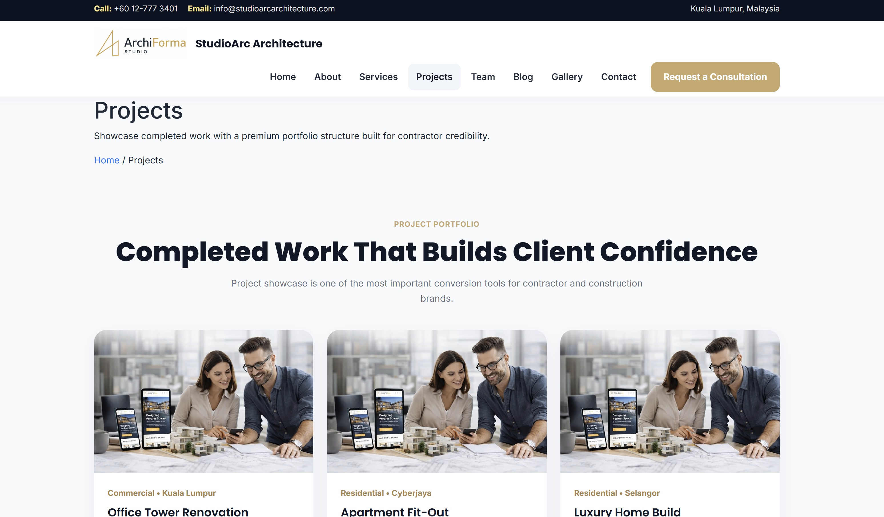Projects Preview