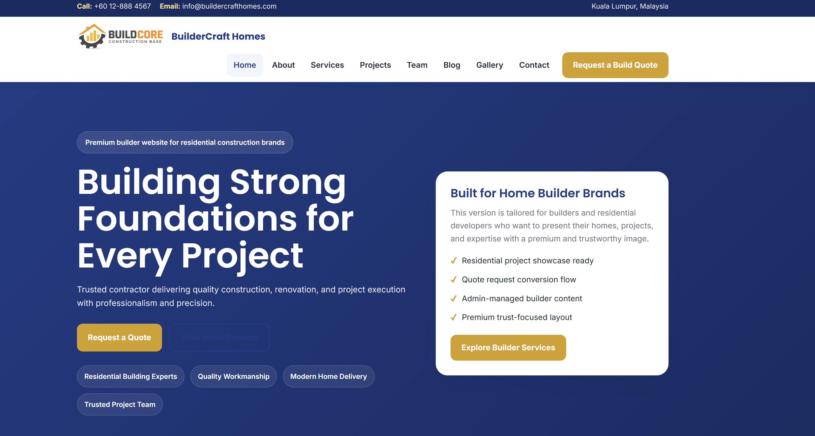 Homepage Preview