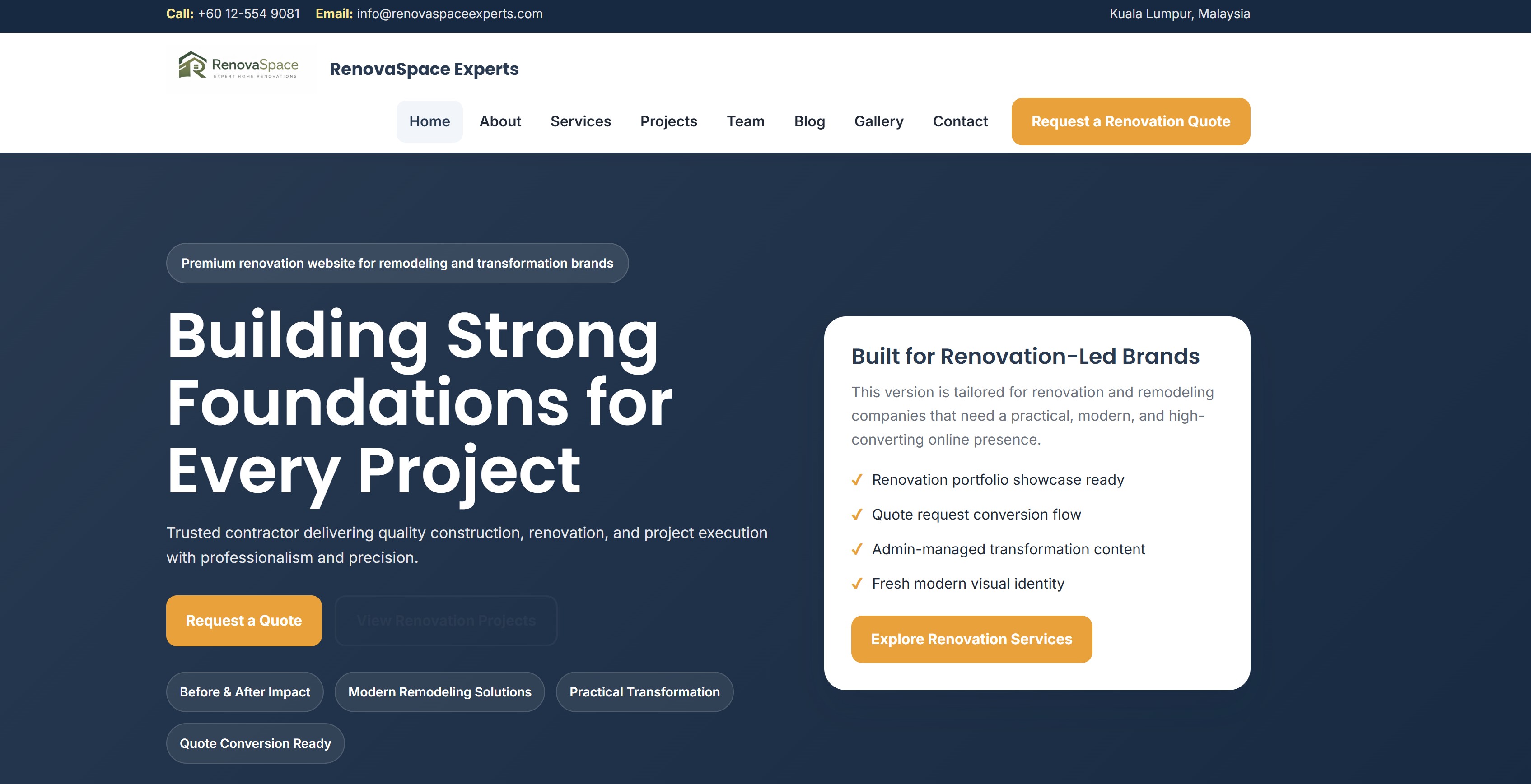 Homepage Preview
