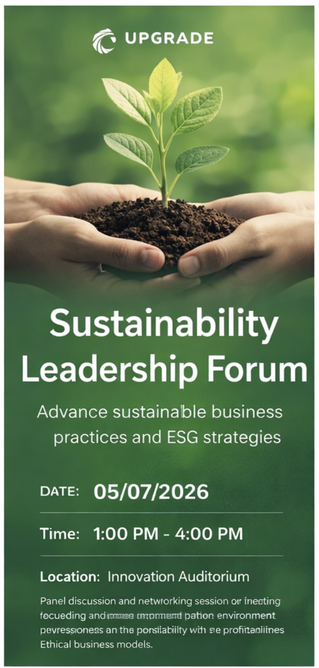 Sustainability Leadership Forum